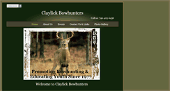 Desktop Screenshot of claylickbowhunters.org